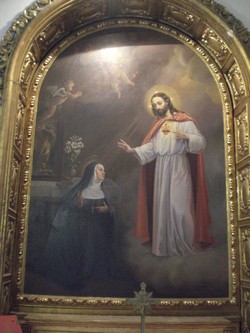 Aparición de Cristo a Santa Teresa (s. XVII).