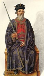 Pelayo, primer rey asturiano de la Reconquista cristiana española